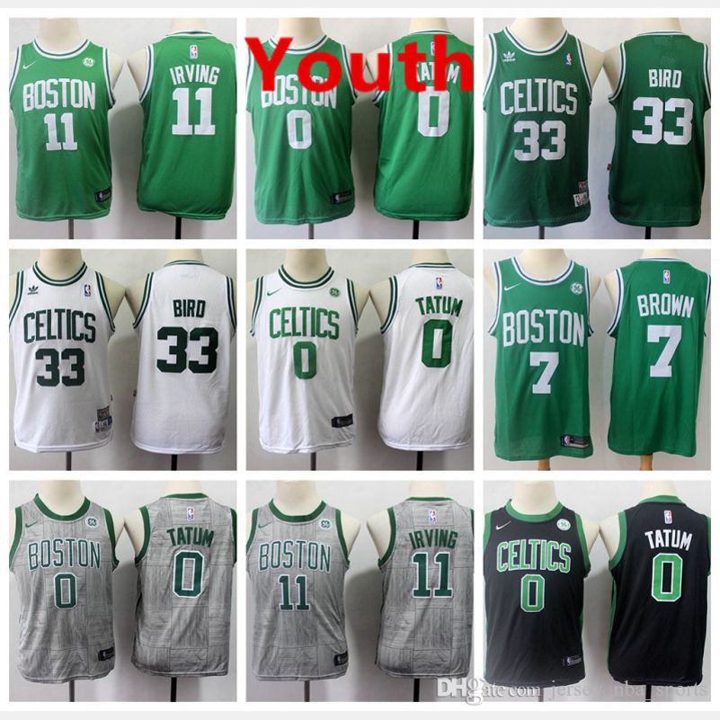 larry bird youth basketball jersey