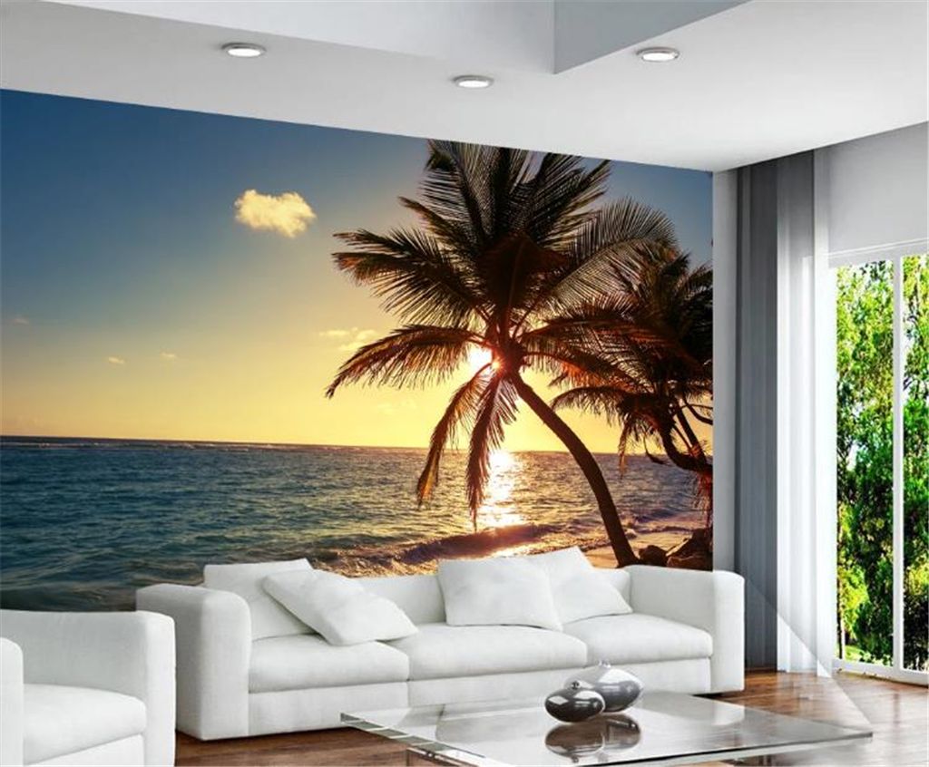 Compra Fondo De Pantalla Sea Amanecer Sunset Seaside Coco Island Paisaje  Fondo Pintura De Pared Papel Pintado Al Por Mayor Espacio 3D Wallpaper  Barato | Entrega Rápida Y Calidad | Es.Dhgate