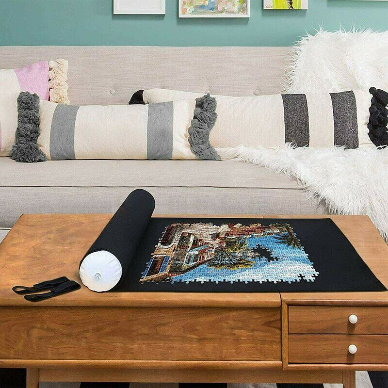 2020 Black Color Puzzle Mat Tool Easy Collection Professional Jigsaw Puzzle Roll Felt Mat Up To 1500 Storage Tool From Suyu25224 18 14 Dhgate Com