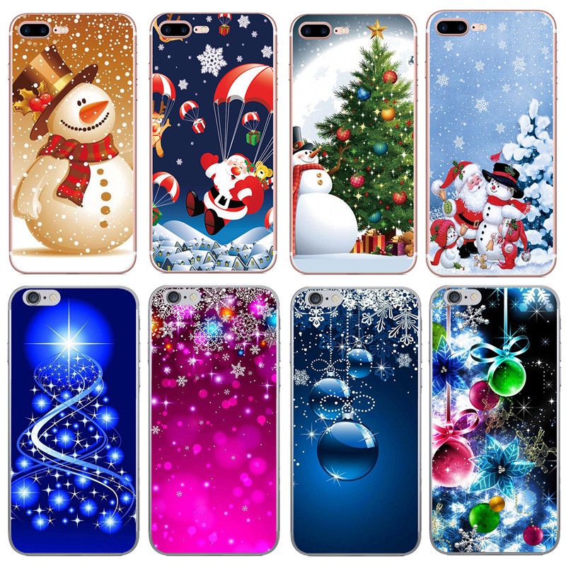 Immagini Di Natale Per Iphone 5.Samsung S5 Custodia Custodia Cellulare Natalizia Iphone 5s 6 6s 7 8 Plus X Xr Babbo Natale Cartone Animato In Morbido Tpu Iphone Custodia Subacquea Samsung Da Fibest 1 1 It Dhgate Com