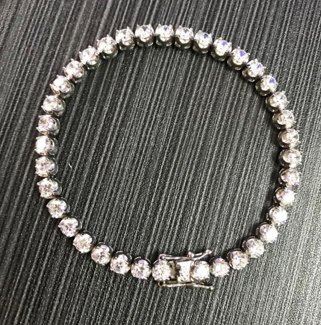 Silver 4mm 8Inch