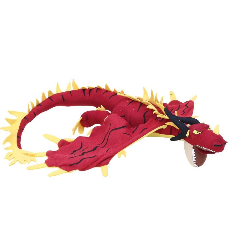 plush red dragon