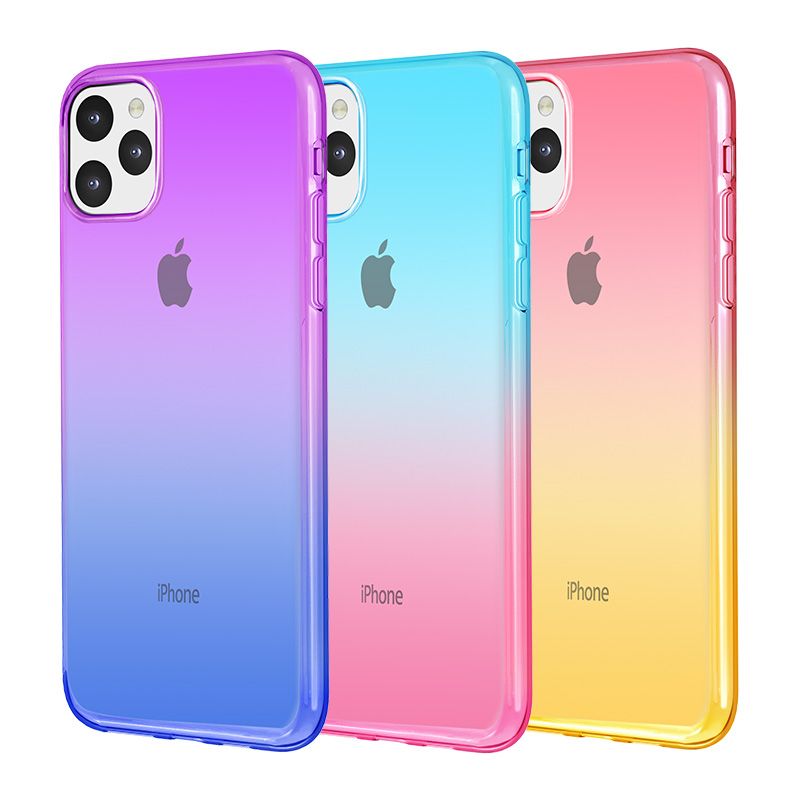 Compre Gradiente De Cor Capa IPhone 11 Pro Max XR XS 7 Plus Samsung A10 A20 S10 Nota 10 Duplas ...