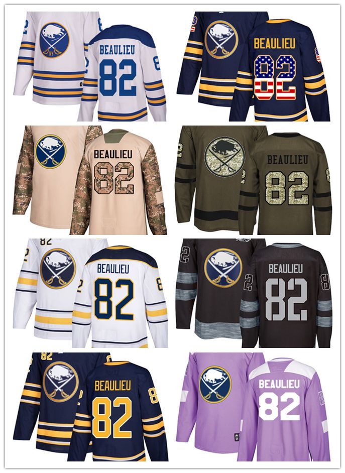 2019 Buffalo Sabre Jerseys #82 Nathan 