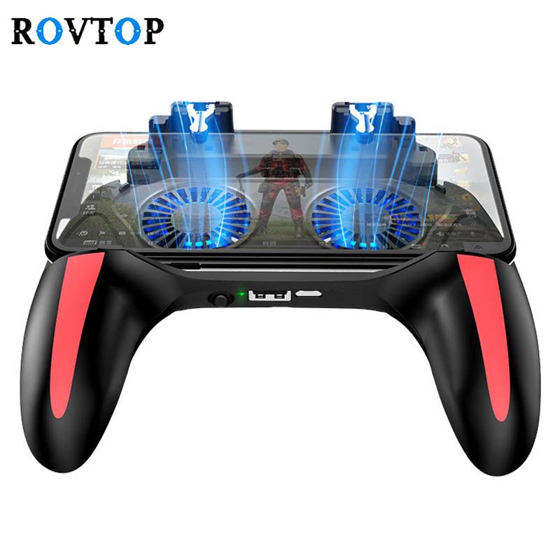 Pubg Mobile Controller With Double Fan Cooling 2500mah 5000mah Power Bank For Ios Android Phone Game Pad Free Fire Gamepad Z2 Buy Pc Controller