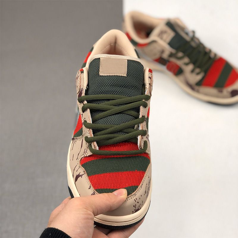 2020 SB Dunk Low PRO Freddy Krueger De Los Zapatos Corrientes De Los  Hombres De Las Mujeres Mates Entrenadores En Monopatín Informal Diseñador  De Moda Zapatillas Deportivas SIZE36 45 Por Factory_sneaker, 89,22