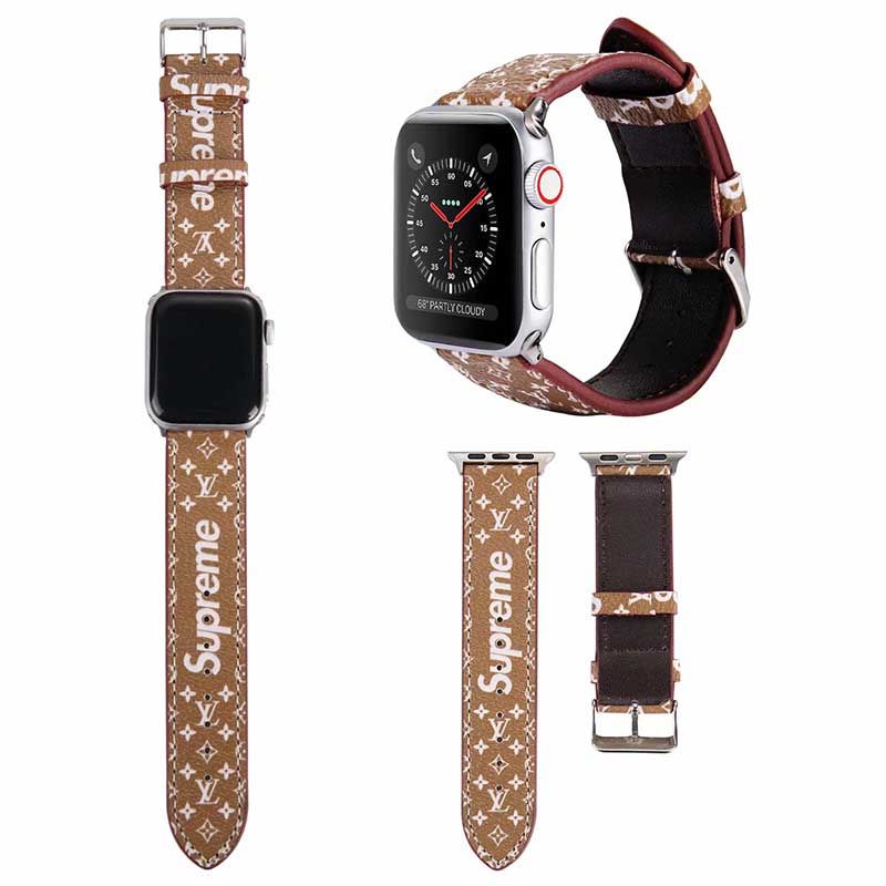 Supreme Louis Vuitton Band Strap Bracelet For All Apple Watch