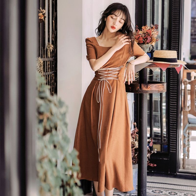 Brown beach dress Clearance