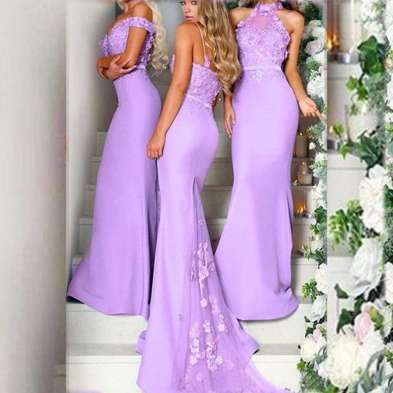 vestido lilas de madrinha