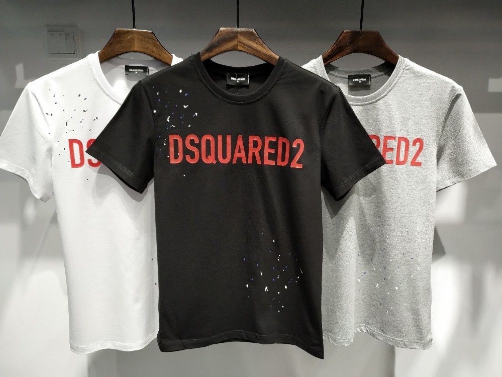 dsquared2 t shirt paint