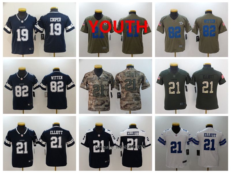 ezekiel elliott youth color rush jersey