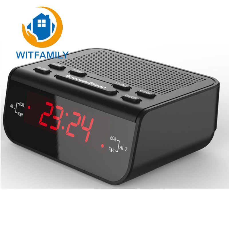 2020 New Arrival Digital Led Time Display Home Desk Radio Clock