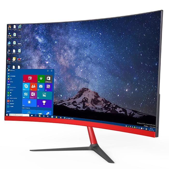 Compra Nuevo 24 Pulgadas De Pantalla Curvada Monitor De PC Borde Estrecho  Llevó Cpu Monitor De Escritorio Monitor De La Computadora Inteligente  Barato | Entrega Rápida Y Calidad | Es.Dhgate