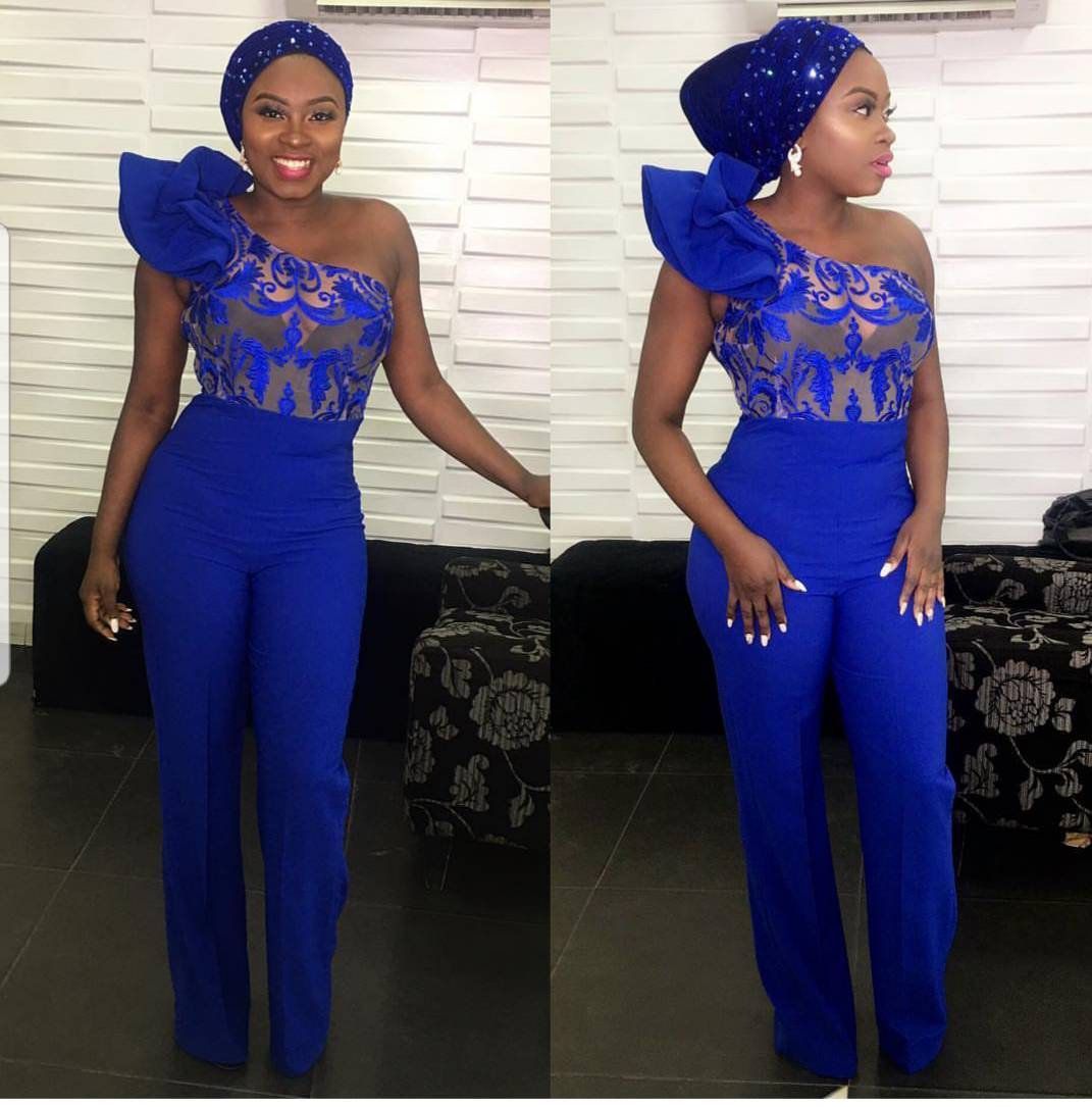 aso ebi jumpsuit