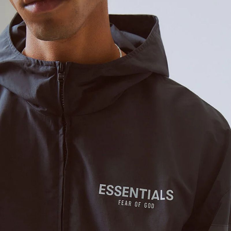 Fashion- Fear Of God FOG ESSENTIALS 3M Reflective Windbreaker 