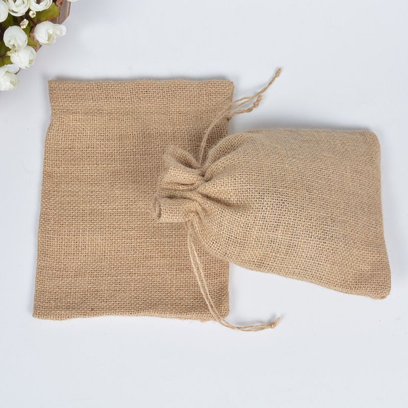 para cocina//cosecha Sacos de arpillera extra grandes de granja bolsa de arpillera S-35x50cm Paquete de 2 resistente a desgarros para almacenamiento bolsa de basura de jard/ín