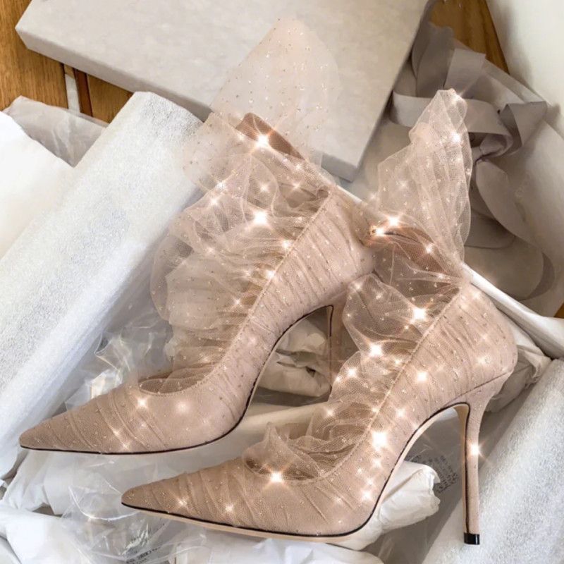 designer wedding heels