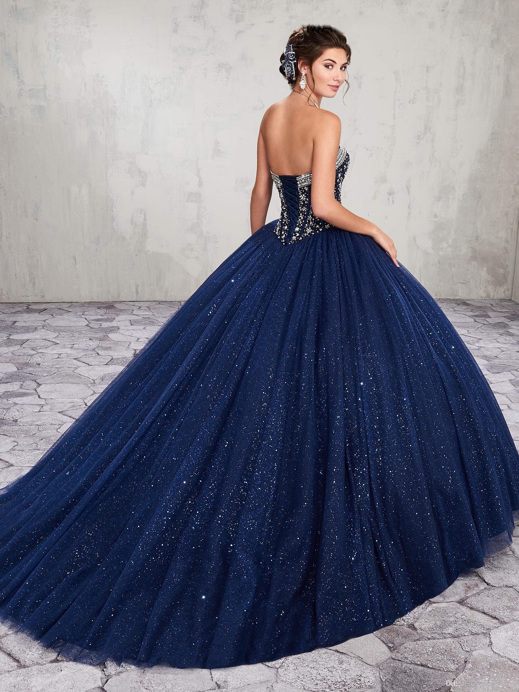 Brillo azul marino quinceañera vestidos cariño cristal con cuentas especial ocasión fiesta de fiesta 2020 vino rojo danza vestidos de fiesta personalizado Brillo azul marino quinceañera vestidos cariño cristal con cuentas especial ocasión fiesta de fiesta 2020 vino rojo danza vestidos de fiesta personalizado