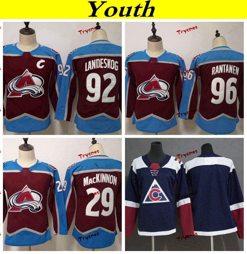colorado avalanche youth jersey