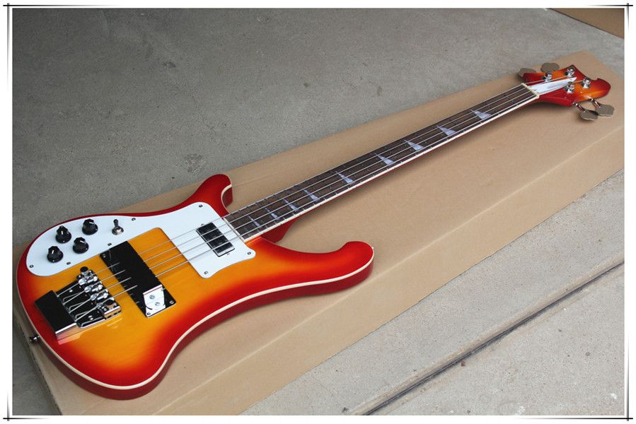 Compra Zurdo 4 Cuerdas Sunburst Cuerpo Bajo De La Guitarra Eléctrica Con La  Unión De Cuerpo, Blanca Pickguard, Herrajes Cromados, Se Puede Personalizar  Barato | Entrega Rápida Y Calidad | Es.Dhgate
