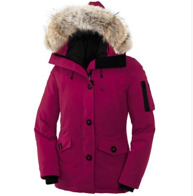 white goose coat
