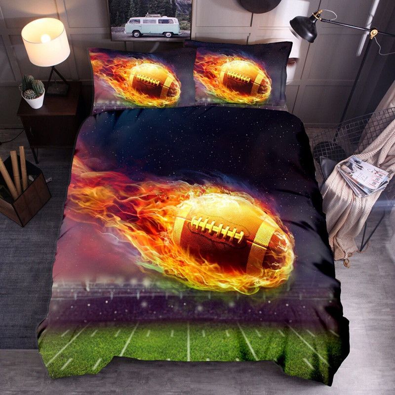 childrens football bedding