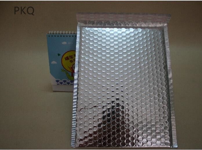 New arrival 20pcs//lot Silver Envelope foil Bubble Mail Bag Bubble Postage Shippi