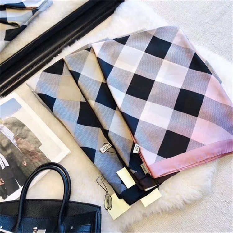 100 Real Silk Scarves Brand Famous Designer Pattern Printed Women