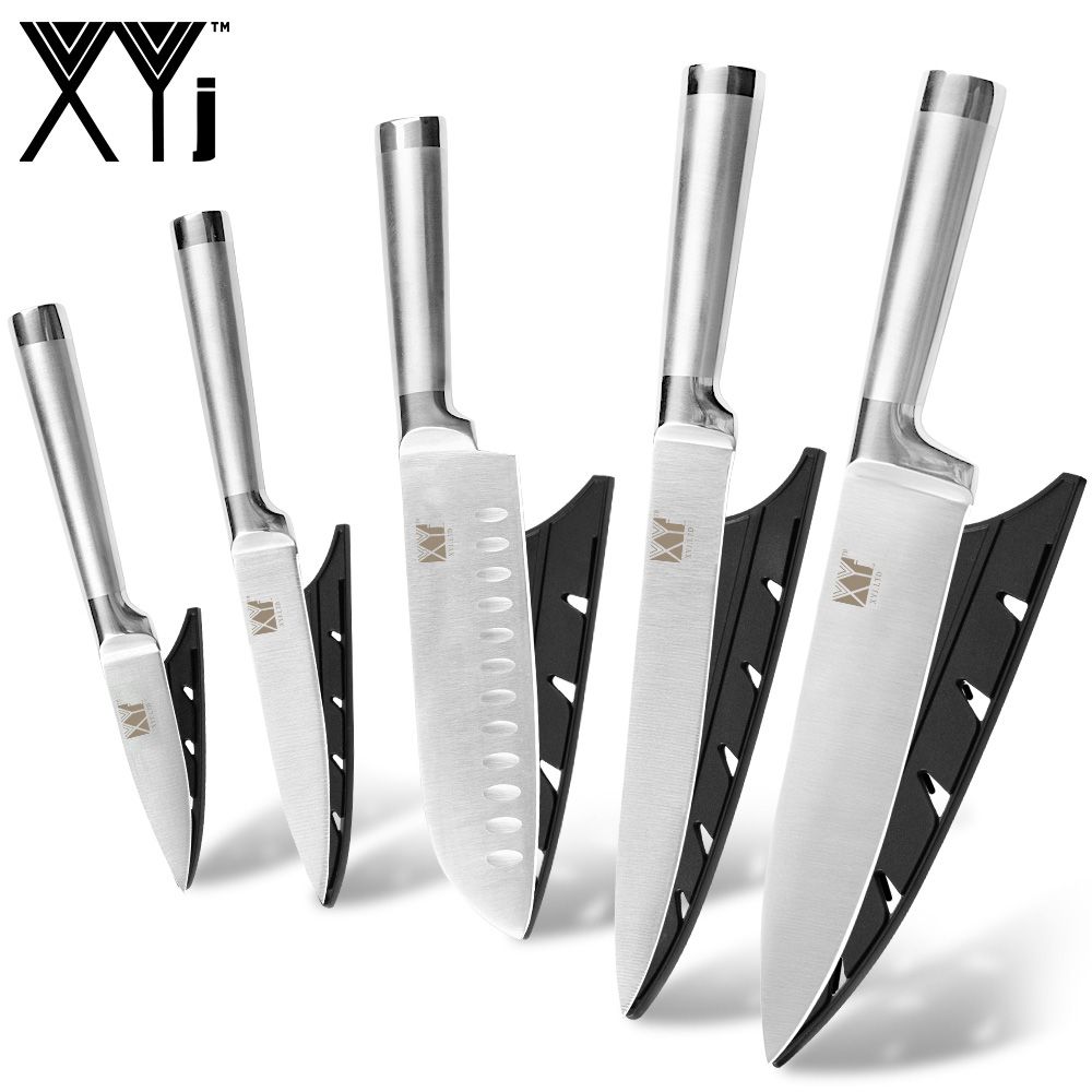 Xyj Kitchen Tools Kitchen Knife Set Chef Slicing Santoku Utility Paring German Stainless Steel Cooking Knives Sets Tools From Fengjibiao 22 52 Dhgate Com