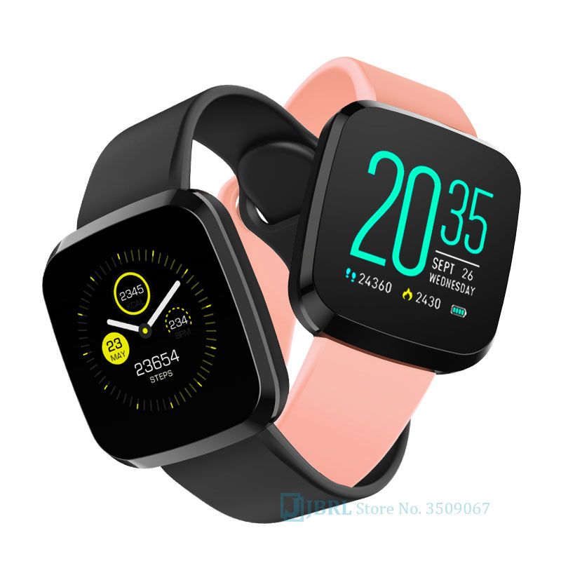 Compra SmartWatch Cuadrado Deporte Para Hombre Mujer Aptitud Del Reloj  Inteligente Reloj Del Perseguidor Del Reloj Señoras Los Hombres De La  Correa De Silicona Reloj Inteligente Para Android IOS Barato | Entrega