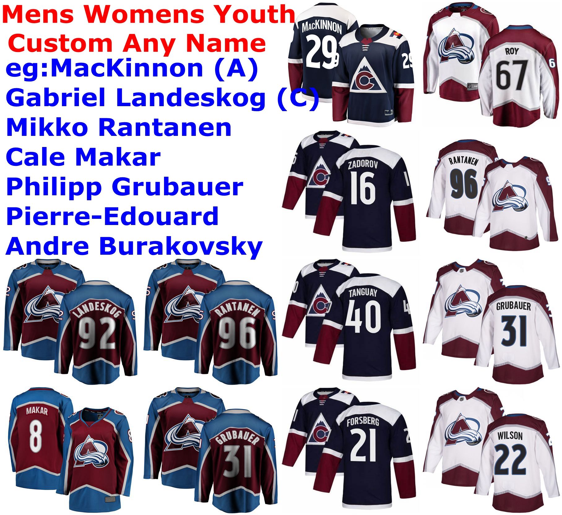 colorado avalanche jersey font