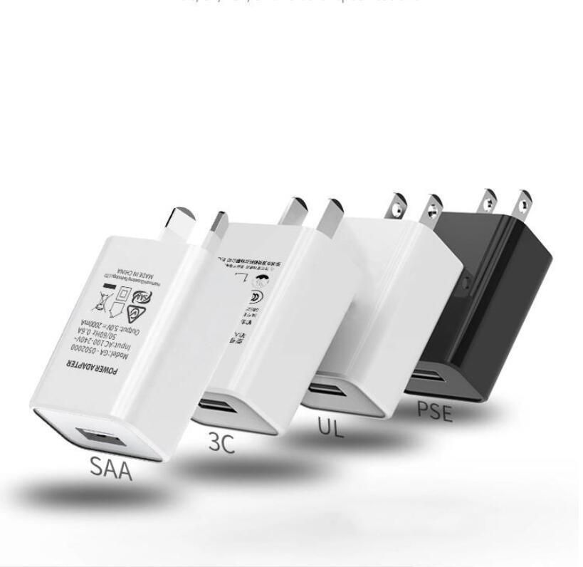 5V 1A 2A USB Charger Adapter Japan AU Travel Wall SAA PSE Certification