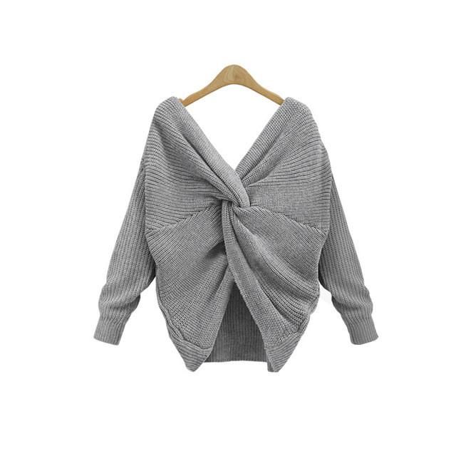 criss cross wrap sweater