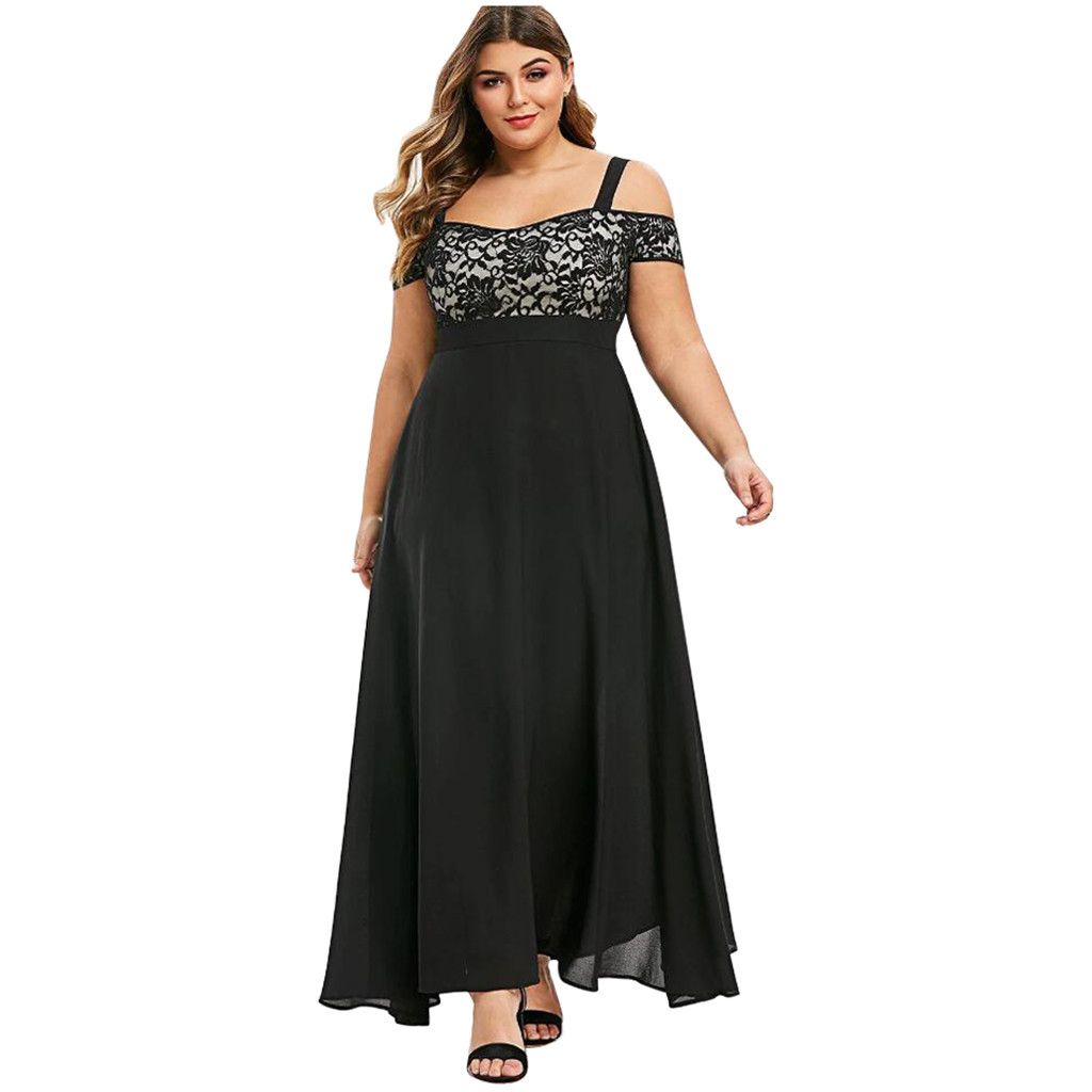 plus size cold shoulder dress uk