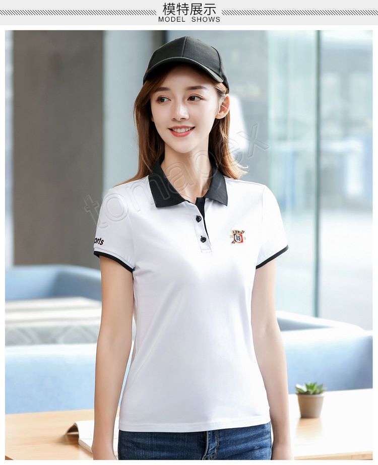 Compre Hot 2019 Nuevo Algodón Polo Deportivo Damas Suelta Casual Solapa De  Manga Corta Camiseta Top A 17,84 € Del Tomapex | DHgate.Com