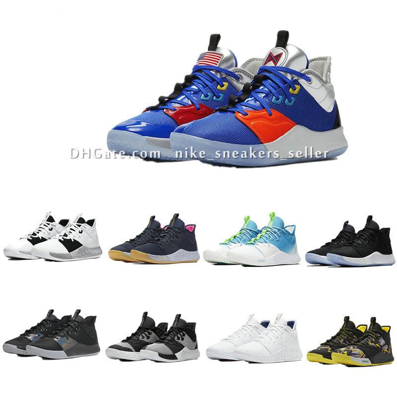 Paul George 3s Misiones PG 3 NASA zapatos de baloncesto los niños