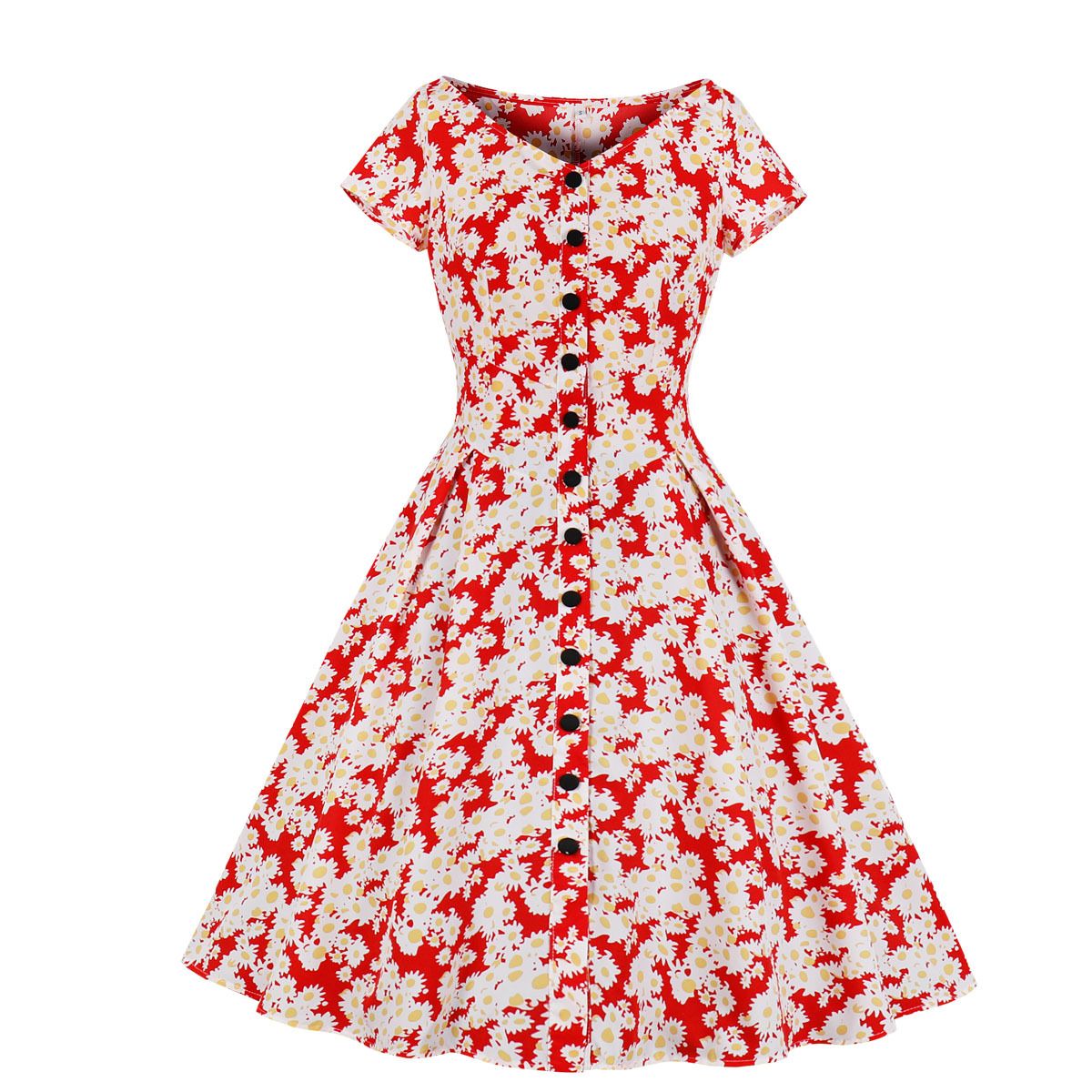 floral semi formal dress