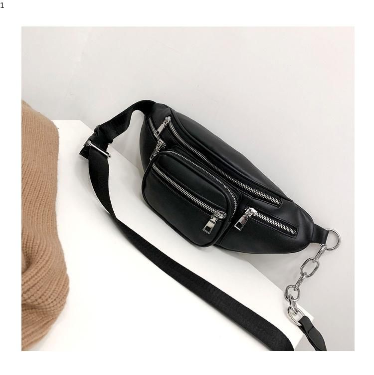 Leather Women Travel Packs Fashion Carry On Luggage Bags Female Waist Bags Trip Fanny Pack Large ...