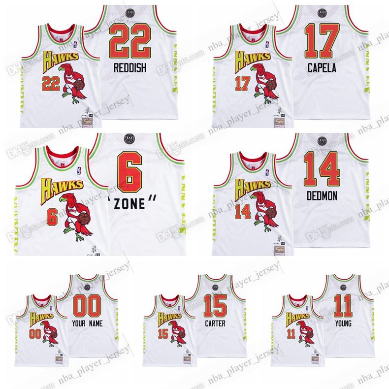 mitchell & ness x future x atlanta hawks swingman jersey white