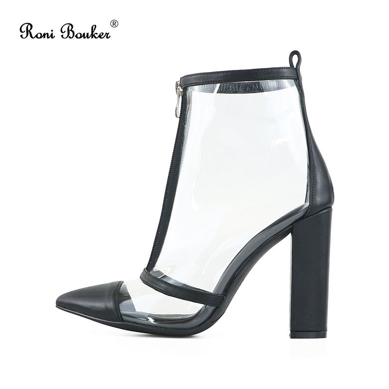 ankle boot transparente