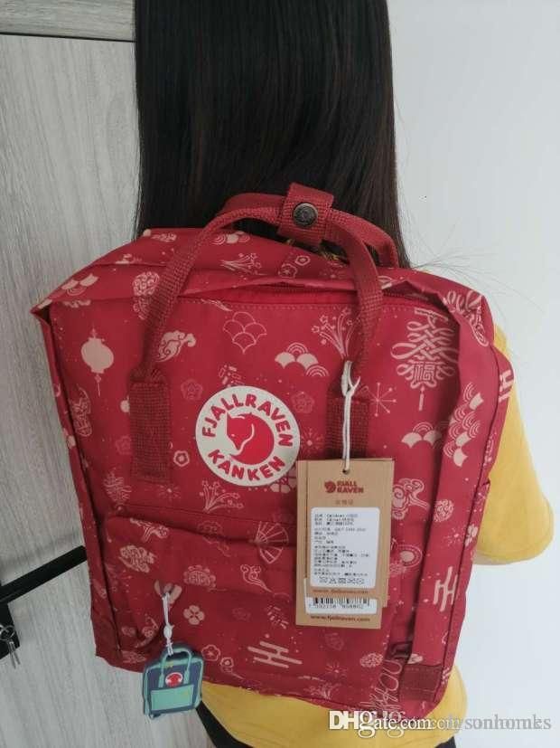 Overblijvend regiment cache Anniv Coupon Below] Factory Original Fjallraven Kanken China Red Blessing  Waterproof Backpacks Student Canvas Bags Mom Bags Waterproof Computer Bags  Outlet From Dysonhomes, $10.8 | DHgate.Com