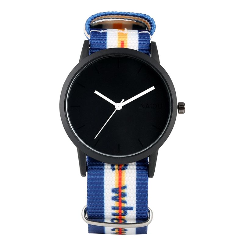 Casual Mixed Color Nylon Strap With Pin Buckle Wristwatch Round Black Dial Watches For Women Stylish Quartz Analog Watch For Men Wristwatch 24 Hour Wristwatch From Ly1489500xy 5 74 Dhgate Com