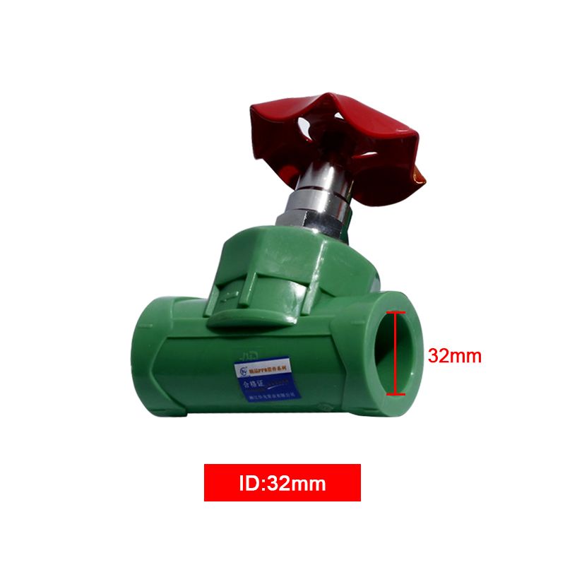 Wholesale PPR Water Pipe Fitting With Valve 20/25/32mm Water Pipe Valve
