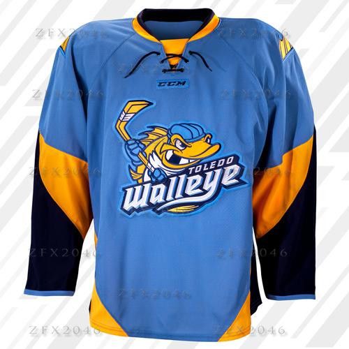 Brandon Naurato 22 Toledo Walleye White Hockey Jersey — BORIZ
