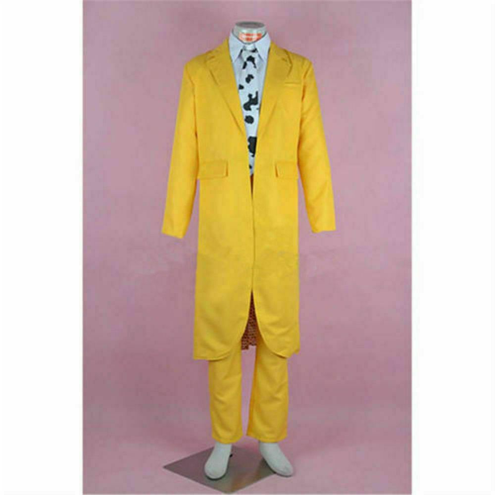 Download Jim Carrey Cosplay Costume The Mask Yellow Cosplay Suit Halloween Costume Men Party Dress Themes For Adults Team Costumes For Halloween From Dream7 61 45 Dhgate Com PSD Mockup Templates