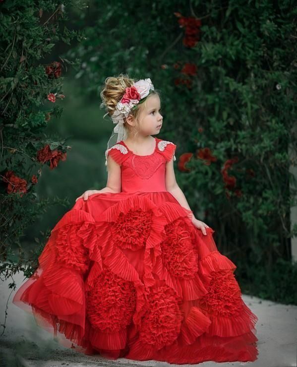red little girl dresses