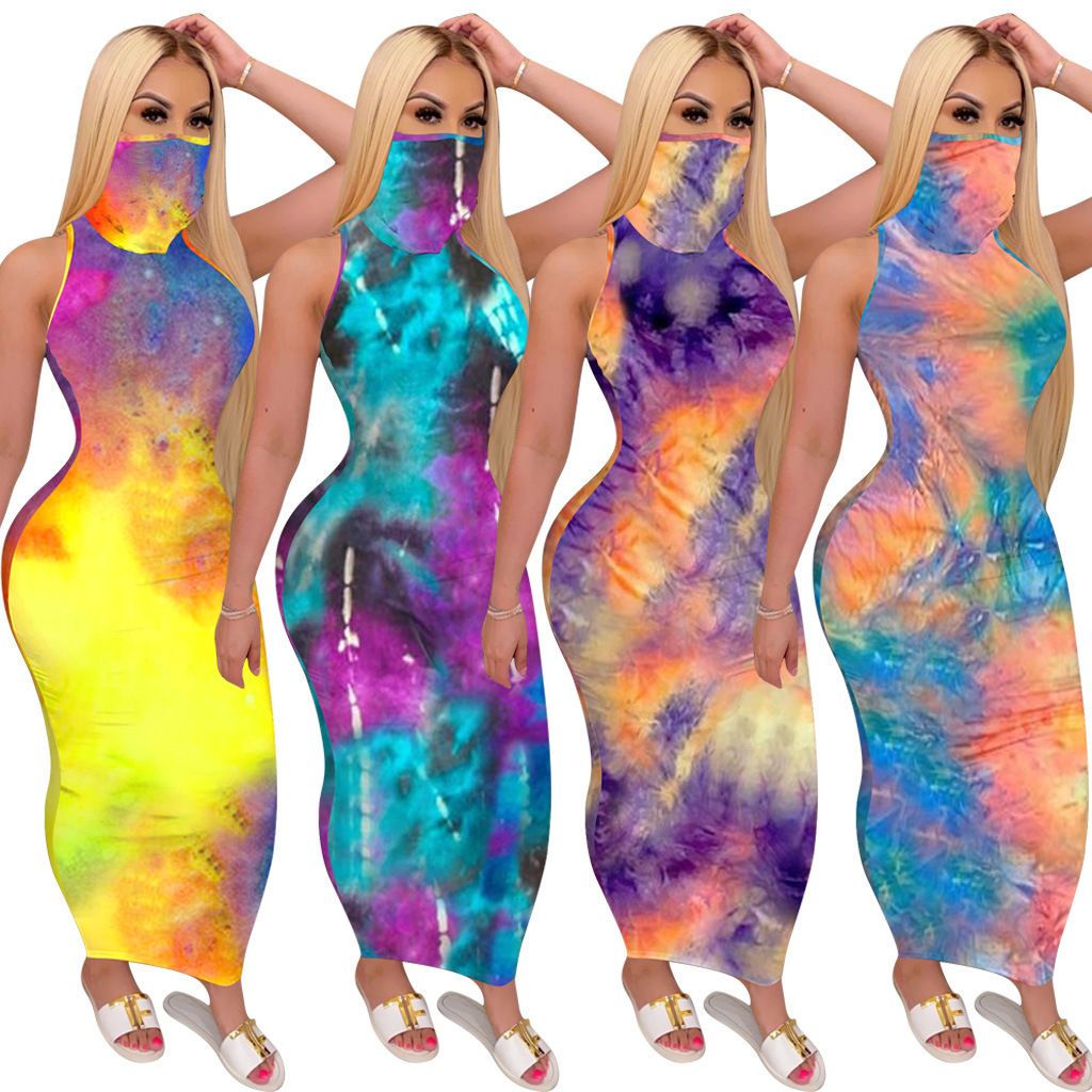 tie dye dresses wholesale