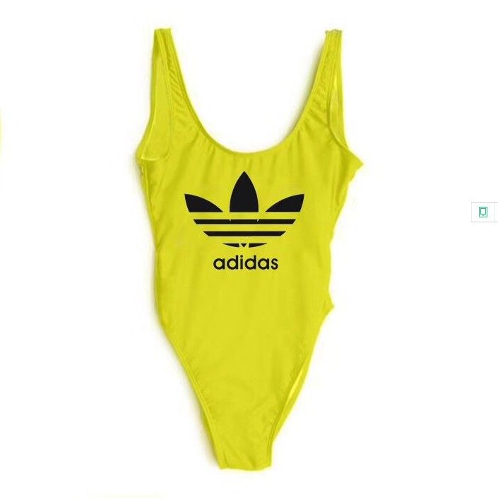 yellow adidas bikini