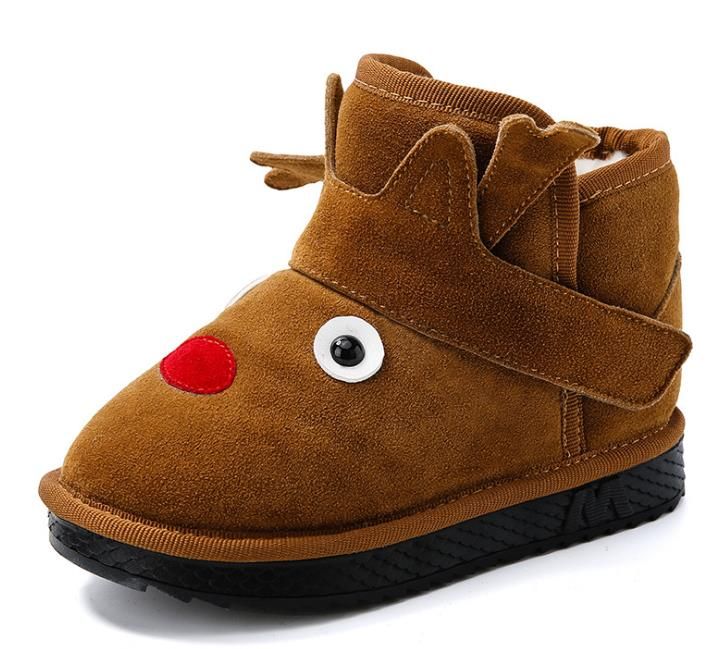Kinder Baumwolle Mädchen Dicke Großhandel Schneeschuhe Stiefel Warme Schuhe Wildleder Schnalle Jungen Winter Gefütterte Neue SUzqMVpGL