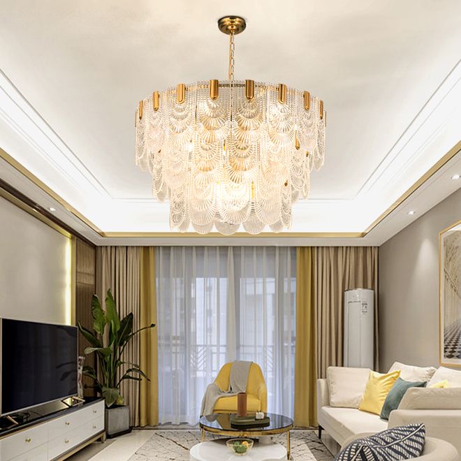 Contemporary Luxury Glass Chandelier Lighting Fixtures Modern Chandeliers Lights Led Adjustable Pendant Lamps For Living Room Bedroom Foyer Gold Chandelier Earrings Chandelier Lamps From Lamloon 1 053 98 Dhgate Com
